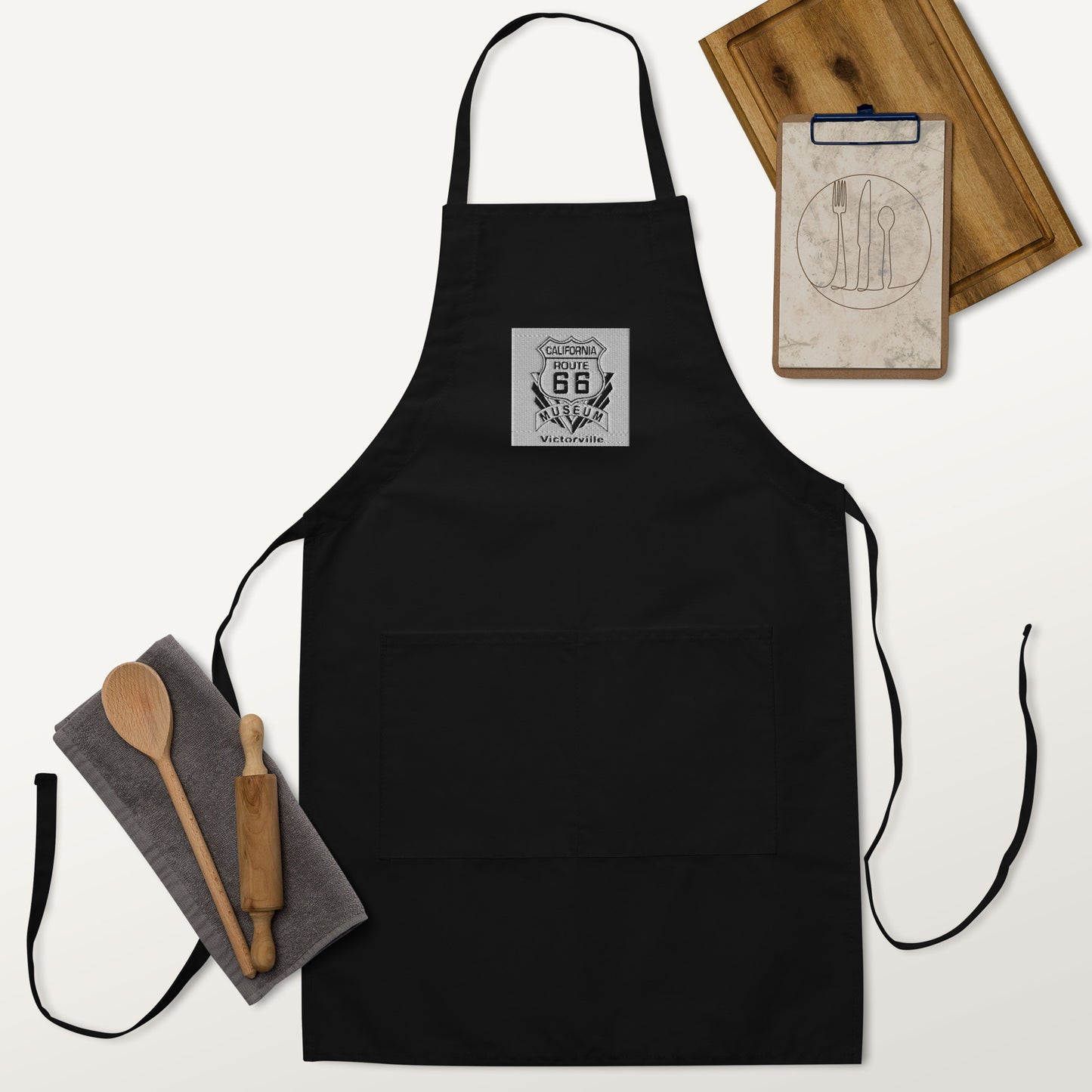 Route 66 Embroidered Apron