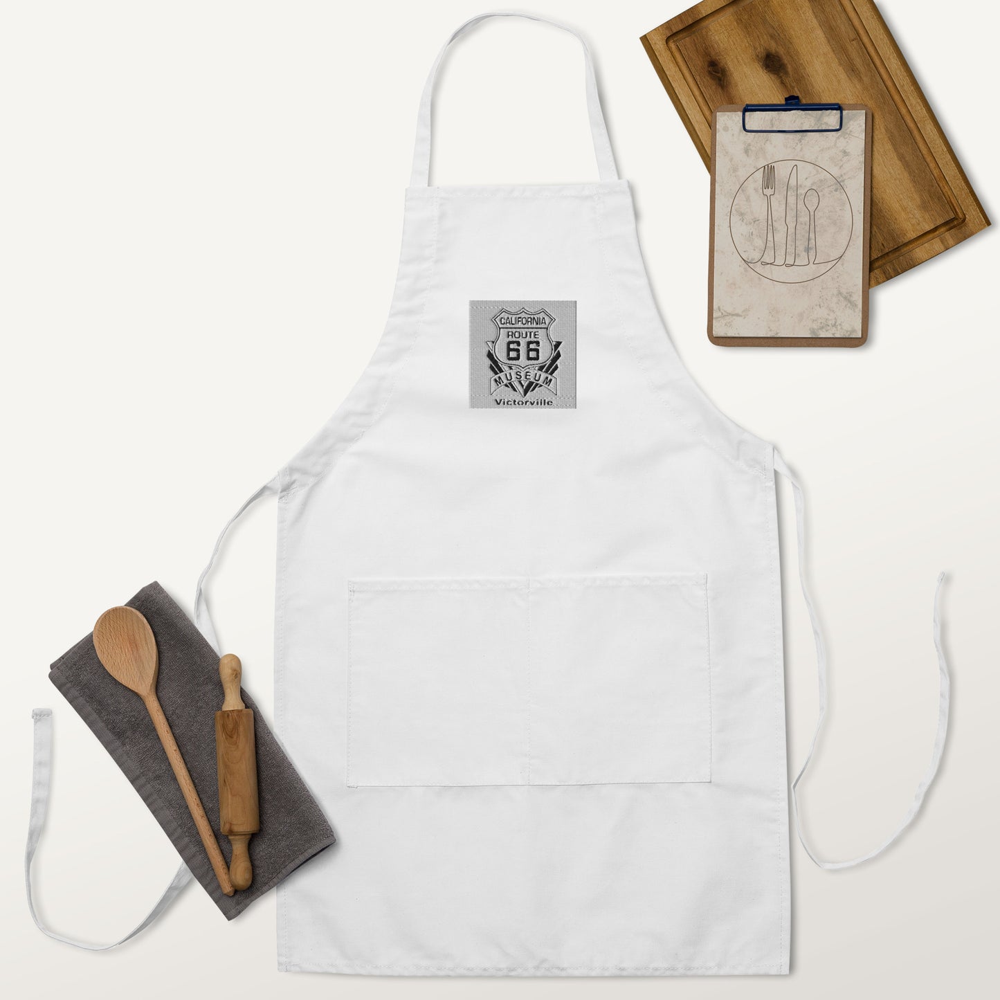 Route 66 Embroidered Apron