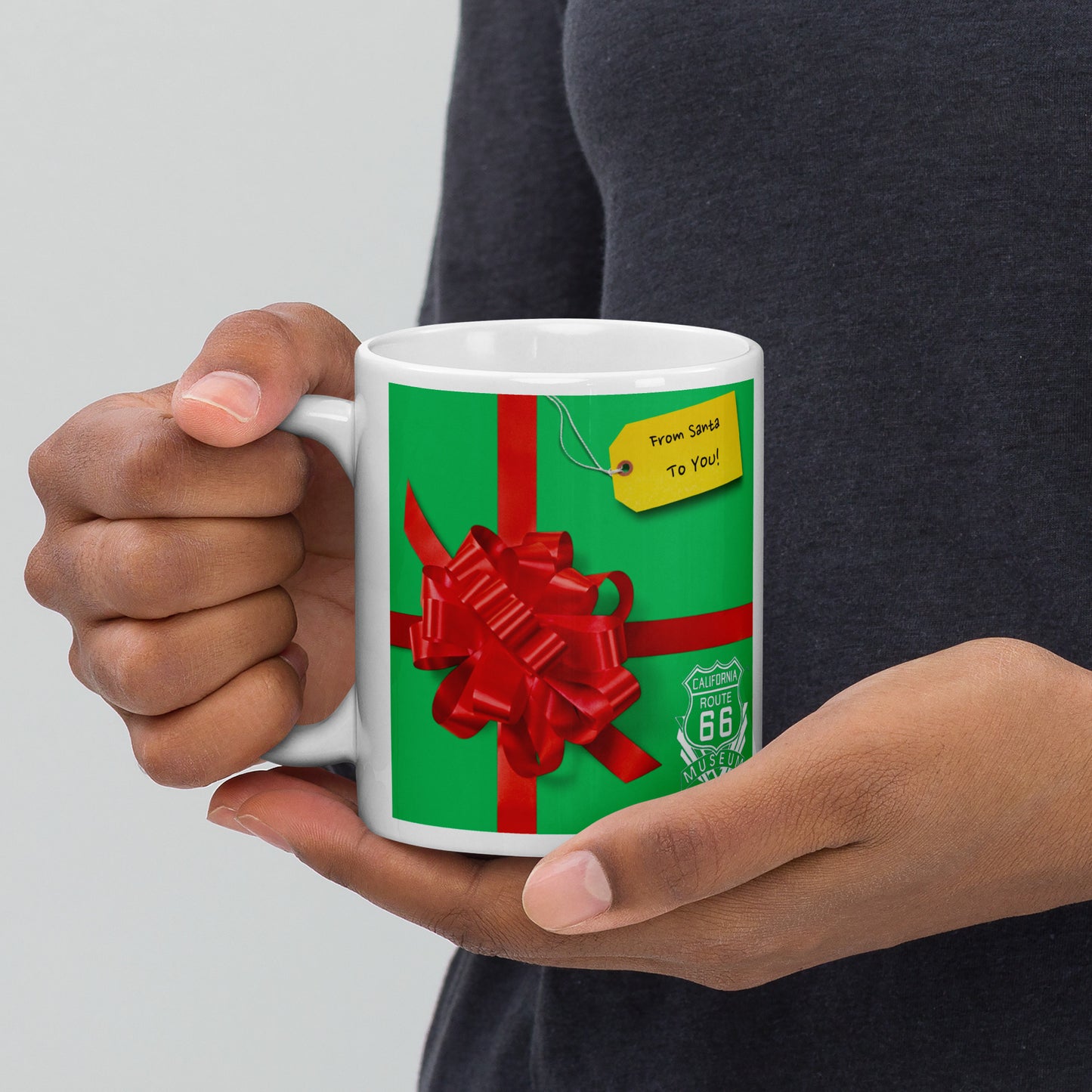 Route 66 Christmas Present Mug