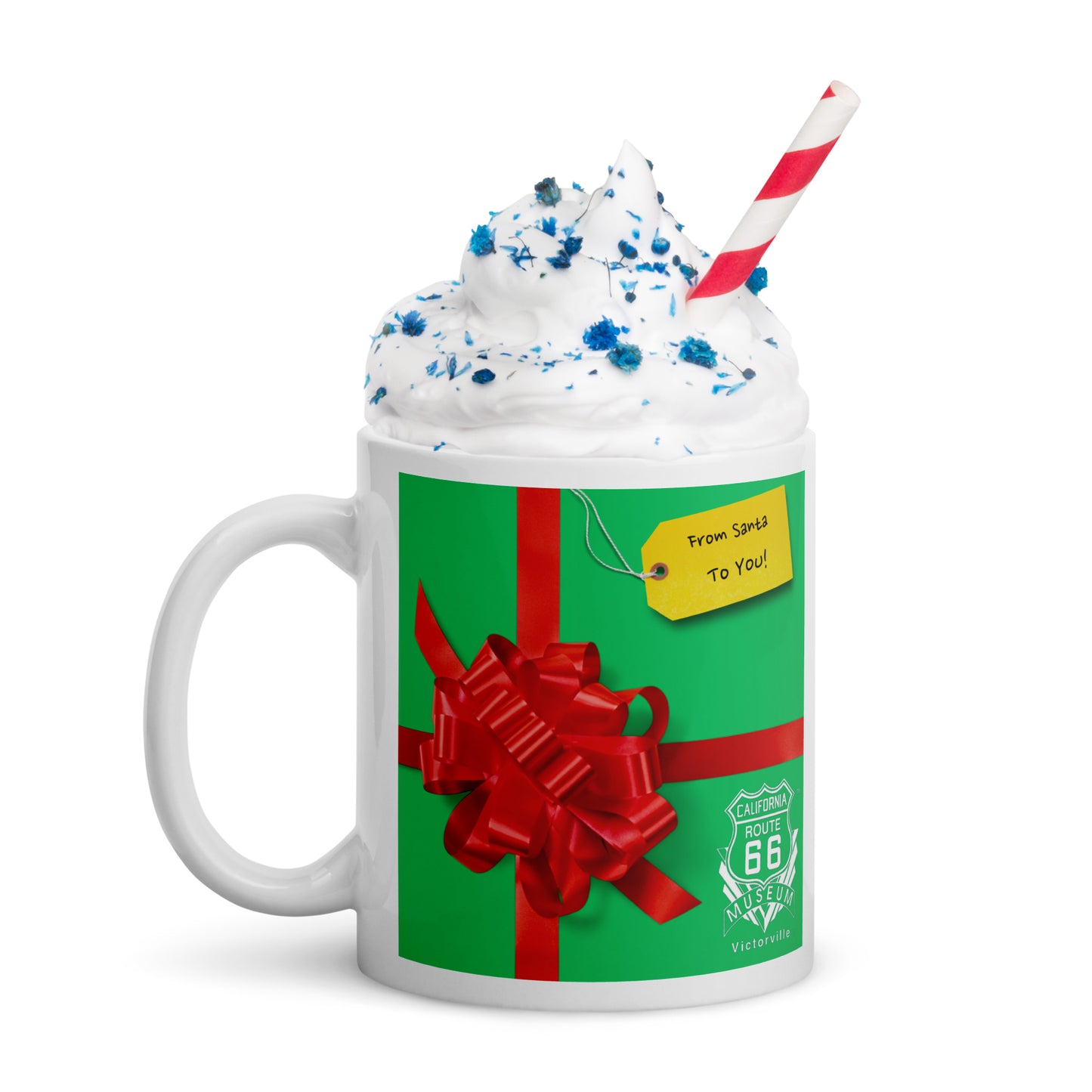 Route 66 Christmas Present Mug